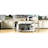 Kitchen Island With 2 Bar Stools, Power Outlet, Door Internal Storage Rack, Kitchen Storage Cart On 5 Wheels With Drop Leaf, 5 Open Side Racks, 2 Drawers,For Kitchen, Dining Room, White