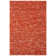 Ferrera Striped Handmade Flatweave Rust Area Rug