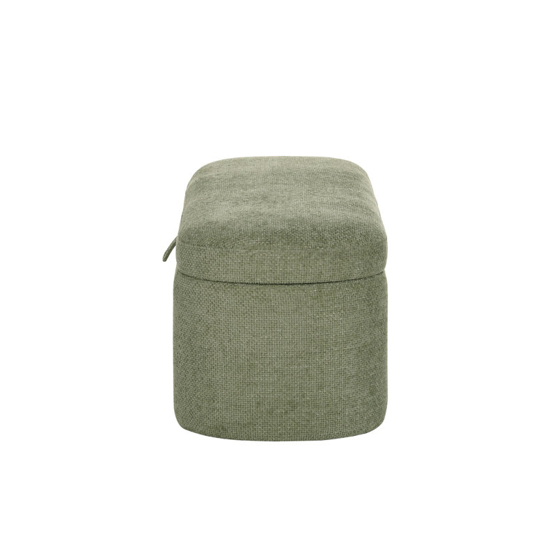Banc de rangement fonctionnel 1Pc avec cadre en bois, compartiment spacieux et revêtement pour le vestibule