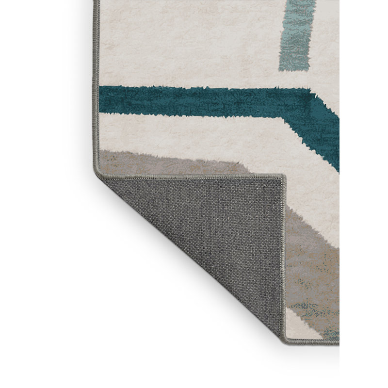 Tapis gris soyeux et moelleux, Rectangle 8 pi x 10 pi