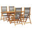 Garden Dining Set Folding Manual 5 Pcs-1069025192