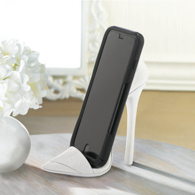 Support de téléphone à chaussures à paillettes