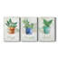 Pots Basil - ensemble de 3 toiles tendues-1055371472