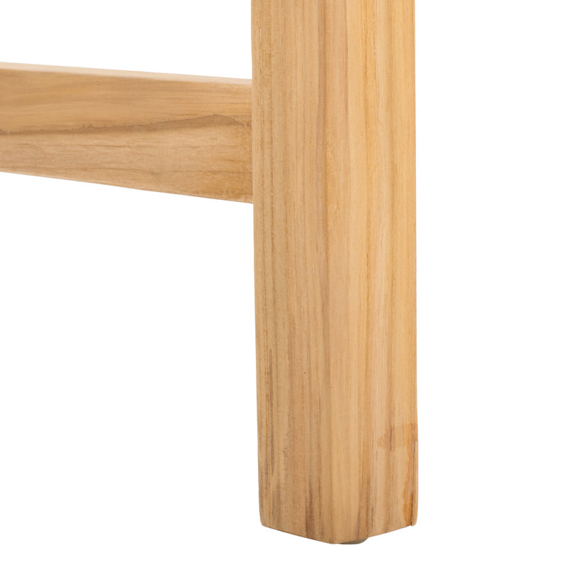 Tabouret de comptoir Chanler, Similicuir blanc