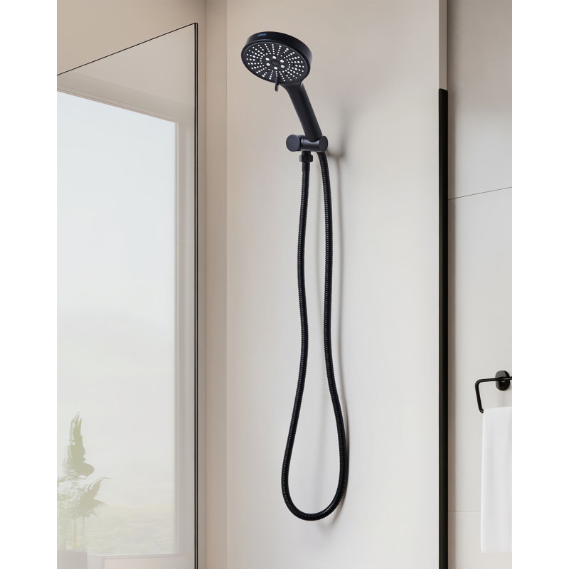Shower Head and Hose Kit MAPIRI, Matte Black