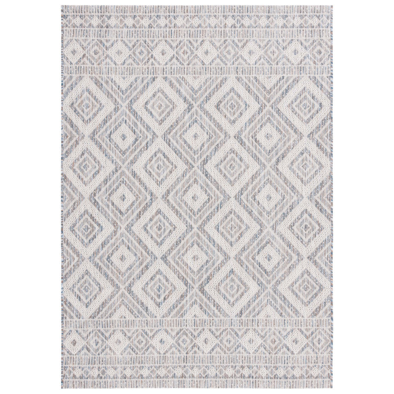 Bellair Performance Geometric Indoor/Outdoor Area Rug, Rectangle 8' x 10'
