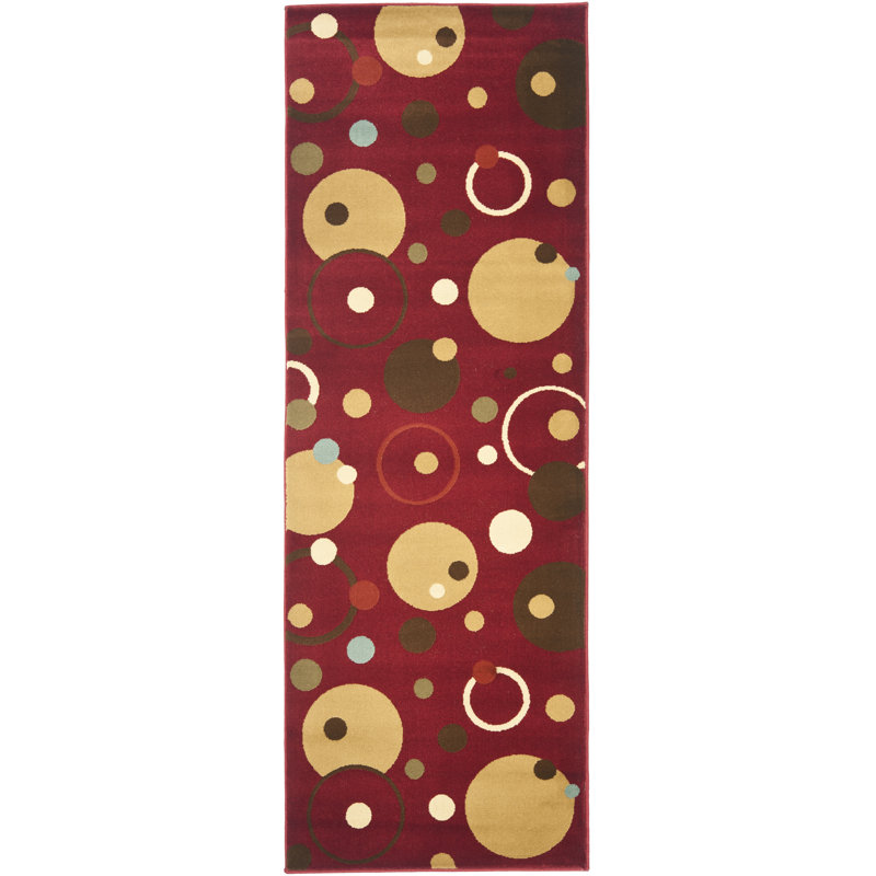 Charis Performance Geometric Rug, Runner 2'4" x 9'