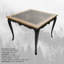 Table de salle à manger 19,7 "en bois massif