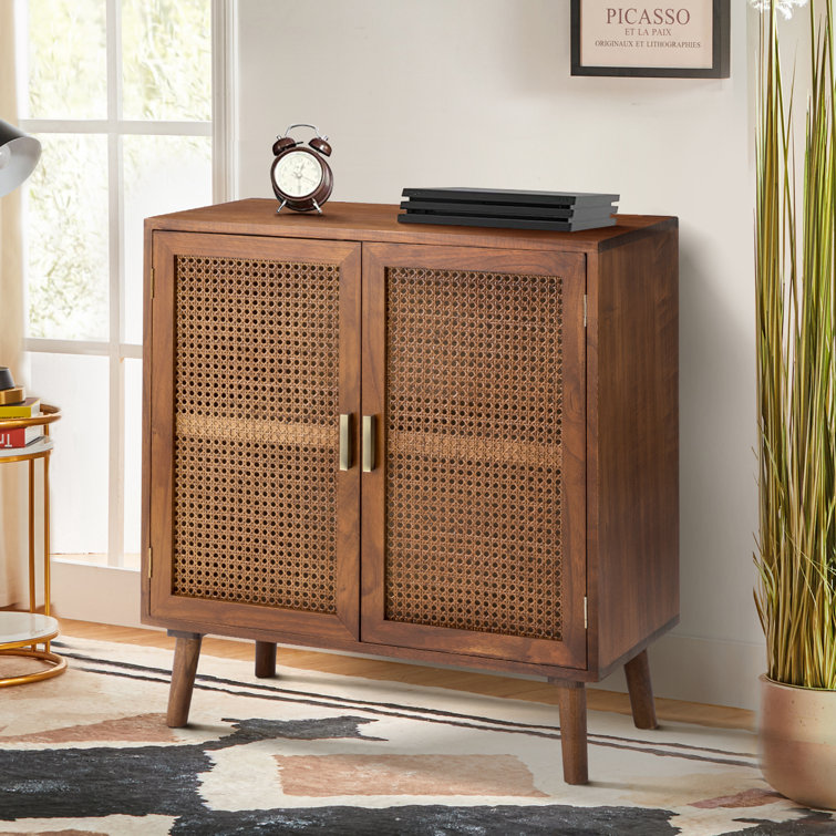 Petrolia Solid Wood 2 - Door Accent Cabinet