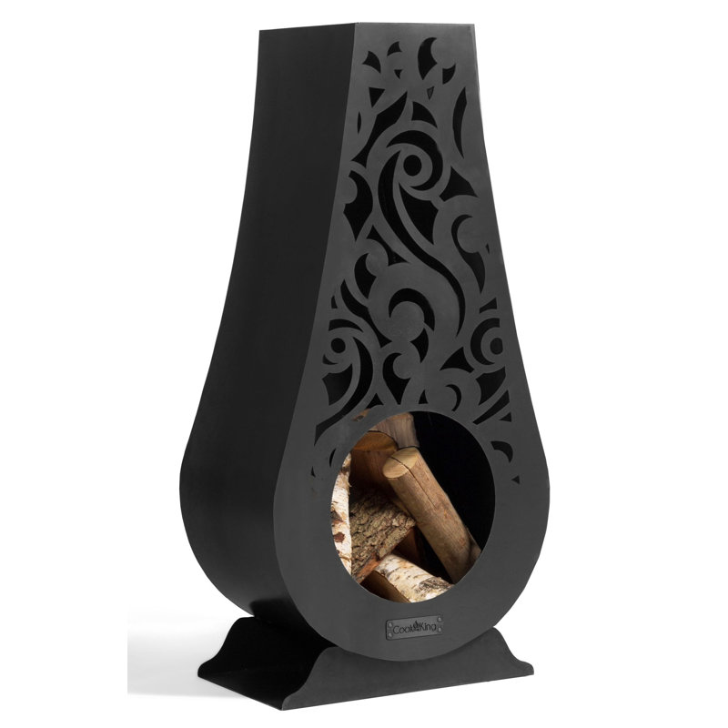 Aamil Rectangle Steel Wood Burning Smokeless Chimnea