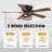 Hadiya 48'' Ceiling Fan with Light Kit