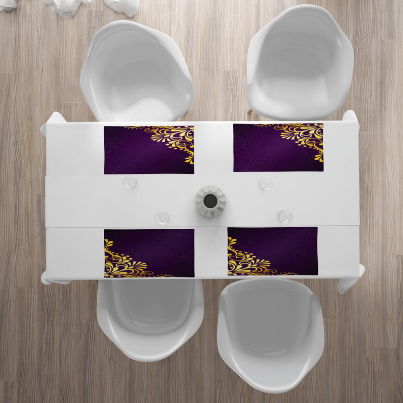 Polyester Abstract Rectangle Placemat