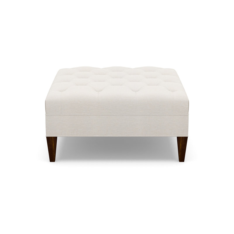 Square Ottoman, 9637-51, Walnut