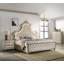 Lit oriental avec DEL, velours beige-2115112979
