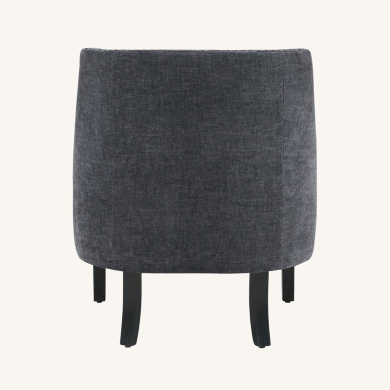  Chaise d'appoint 28 po Bania, Chenille noir
