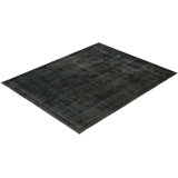 Overdyed One-of-a-Kind 8' 1" X 10' 0" Hand Knotted Area Rug