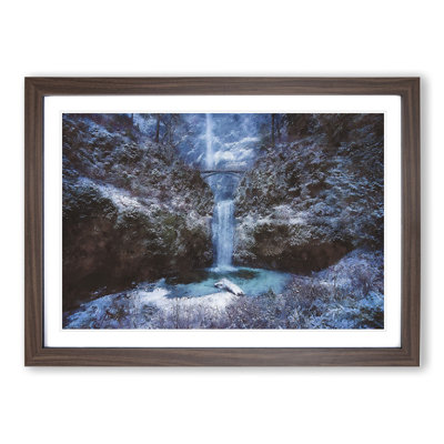 Multnomah Falls Waterfall Vol.2 - Picture Frame Painting