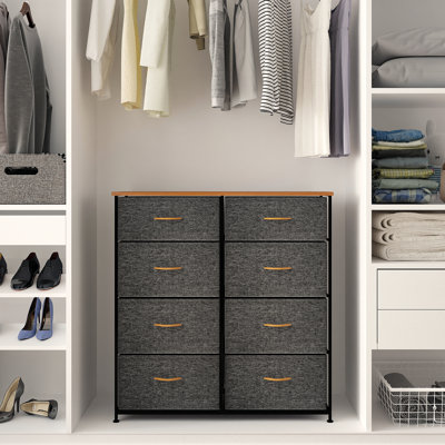 Commode double 8 tiroirs Bionca