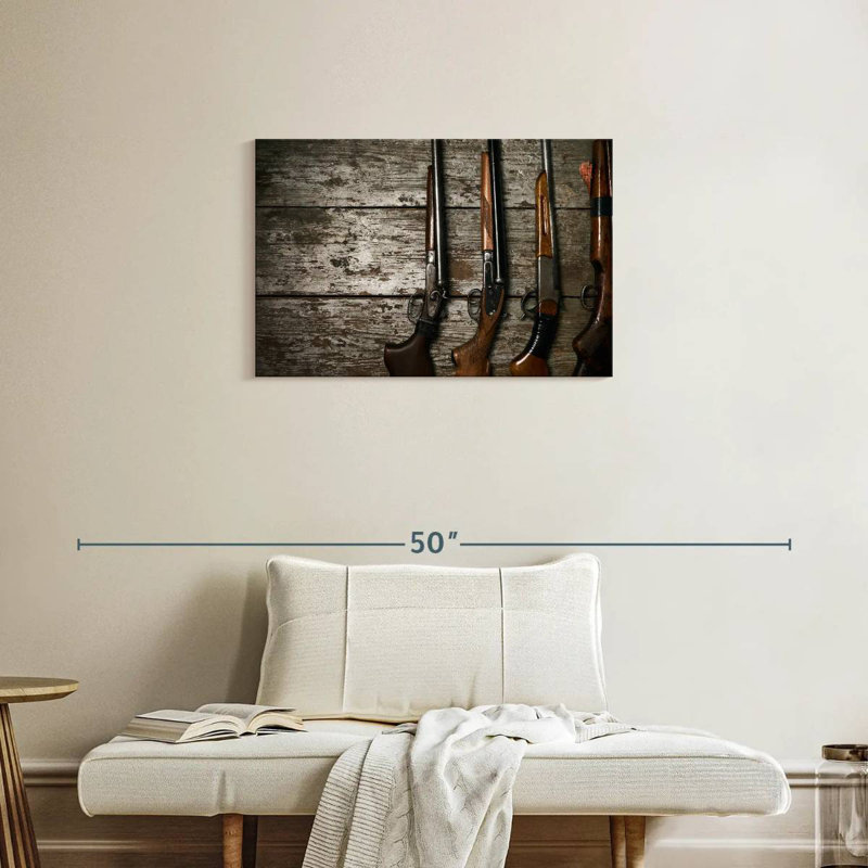 Senne Hunting Guns, 20" H x 30" W