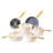 Chef Power Utility Gold 10 - Piece Ceramic Non-Stick Cookware Set Cream