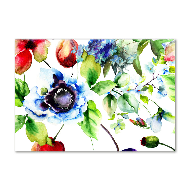 Spring Flowers - Wrapped Canvas Print