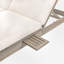 Lit de jour pour terrasse en bois massif de 66,62 po de largeur-1457270497