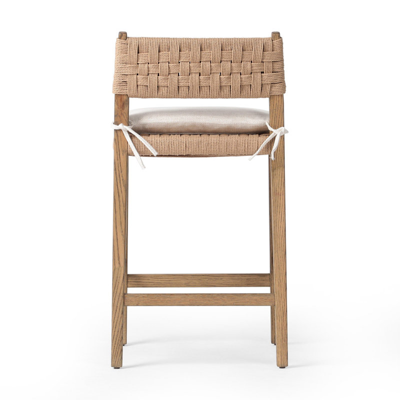 Hamlin Stool With Cushion-Dover Crescent-Counter, Counter Stool (26" Seat Height)