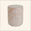 Table d'appoint en béton léger d'extérieur / d'intérieur, table d'appoint cylindrique