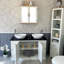 Bussard 1230mm Double Bathroom Vanity with Vessel Stone Basin-683953830