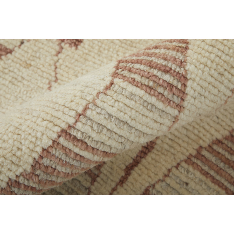 Kasbah Transitional Diamond Area Rug, Rectangle 5'6" x 8'6"