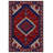 Gulhayo Collection Digital Print Cotton-Polyester Burgundy Navy Moroccan Rug-1087492711