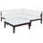 Paille 96'' Wide Mahogany Patio Sectional with Cushions