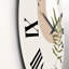 Lune géométrique abstraite avec feuille II - horloge murale moderne-60328206