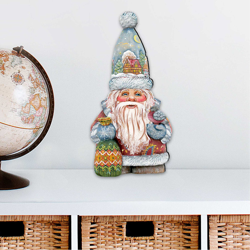 Ornement décoratif en bois The First Noel, H 15 po x l 12 po x P 0,5 po