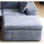 Canapé modulaire en U en forme de U, canapé modulaire compressé en velours côtelé de style minimaliste moderne, canapé-lit pour le salon, la chambre à coucher, canapé-lit confortable Comfy Space-Efficient Design-Noir-779911430