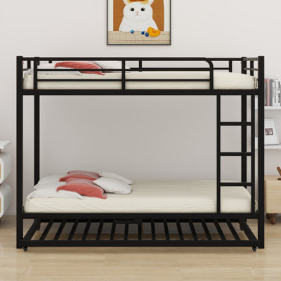 Metal Bunk Bed With Trundle