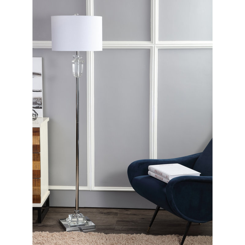 161.3cm Chrome Traditional Floor Lamp