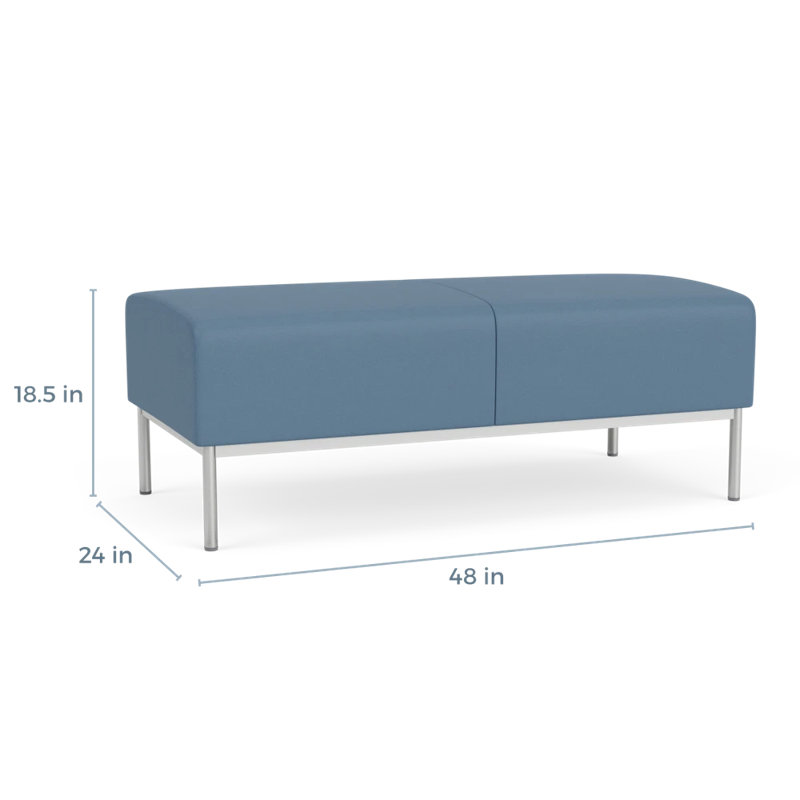 Banc de réception Darsey, Argent argent, Open House Quarry - bleu