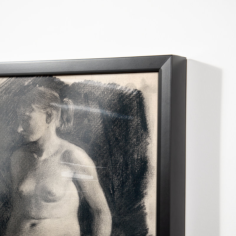 Seated Female Nude Print by Peter Josselin De Jong