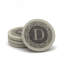 Monogram Letter 4-Pack Natural Sandstone Coasters-1488584758