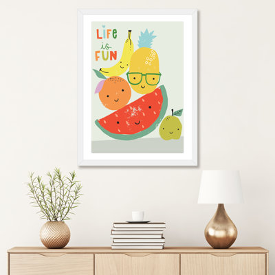 «Fruit Fun II» par Caroline Alfreds - impression d'art graphique