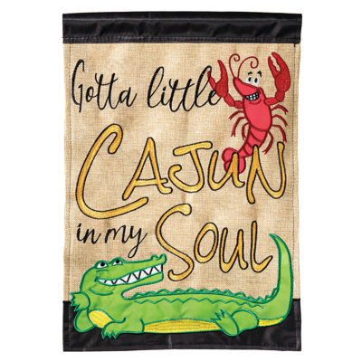 Flag Cajun In My Soul Polyester 13x18