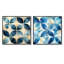Cornouiller - Ensemble de 2 collages carrés à formes abstraites-101846834-101846838