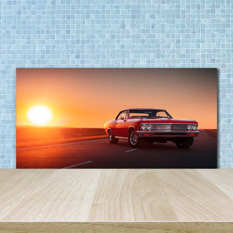 Allart 50cm W x 100cm L Glass Peel and Stick Panel