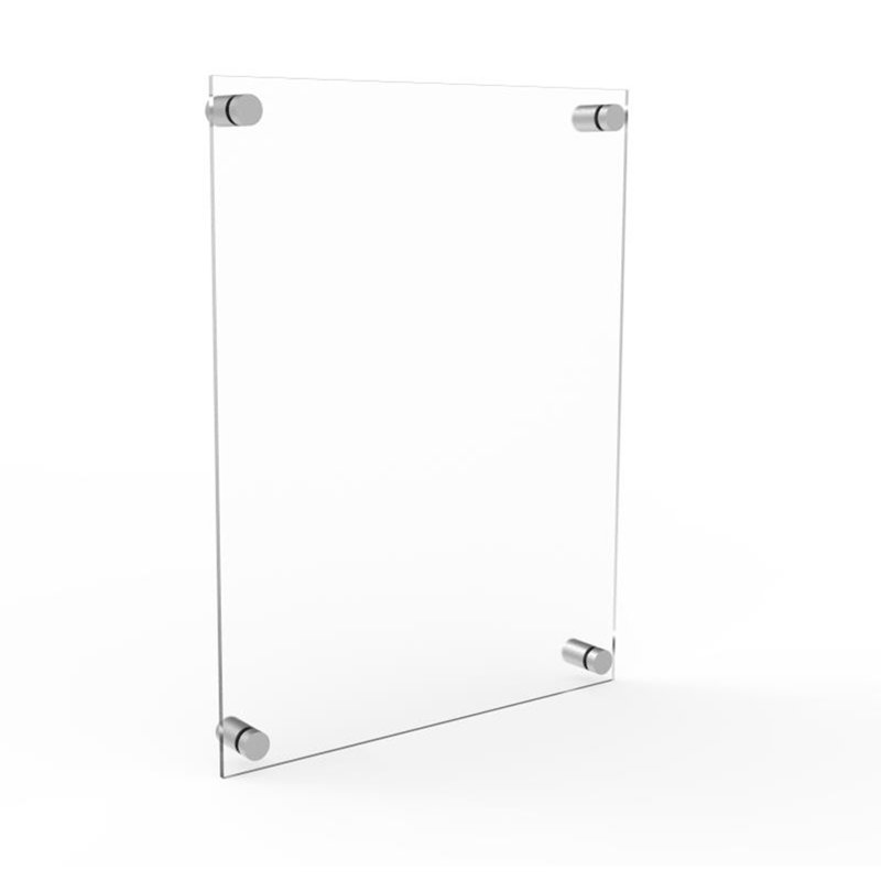 8.5 X 11" Office Name Sign Holder Hotel Room Sign Blank Door Sign Plaque Wall Mount Clear 119887-8.5*11