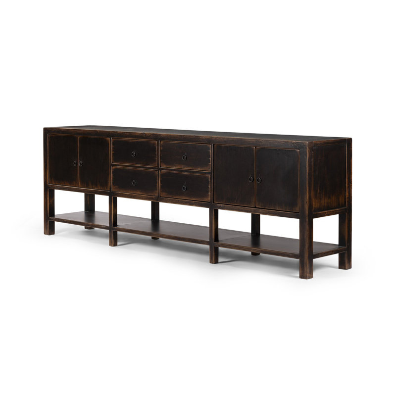 SHIZUKO 102 in. W Solid Wood Sideboard