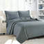 Polyester Solid Colour Bedspread with Pillow Shams-105763072-105763079