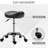 Wilkes-Barre Adjustable Height Lab Stool with Wheels