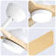 Ventilateur de plafond moderne de 52 pouces avec lumière DEL de 18 W et moteur à courant continu à 3 pales ABS pour la chambre à coucher