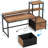 Aliette Metal Base Computer Desk with Power Outlet-320104478-320104449